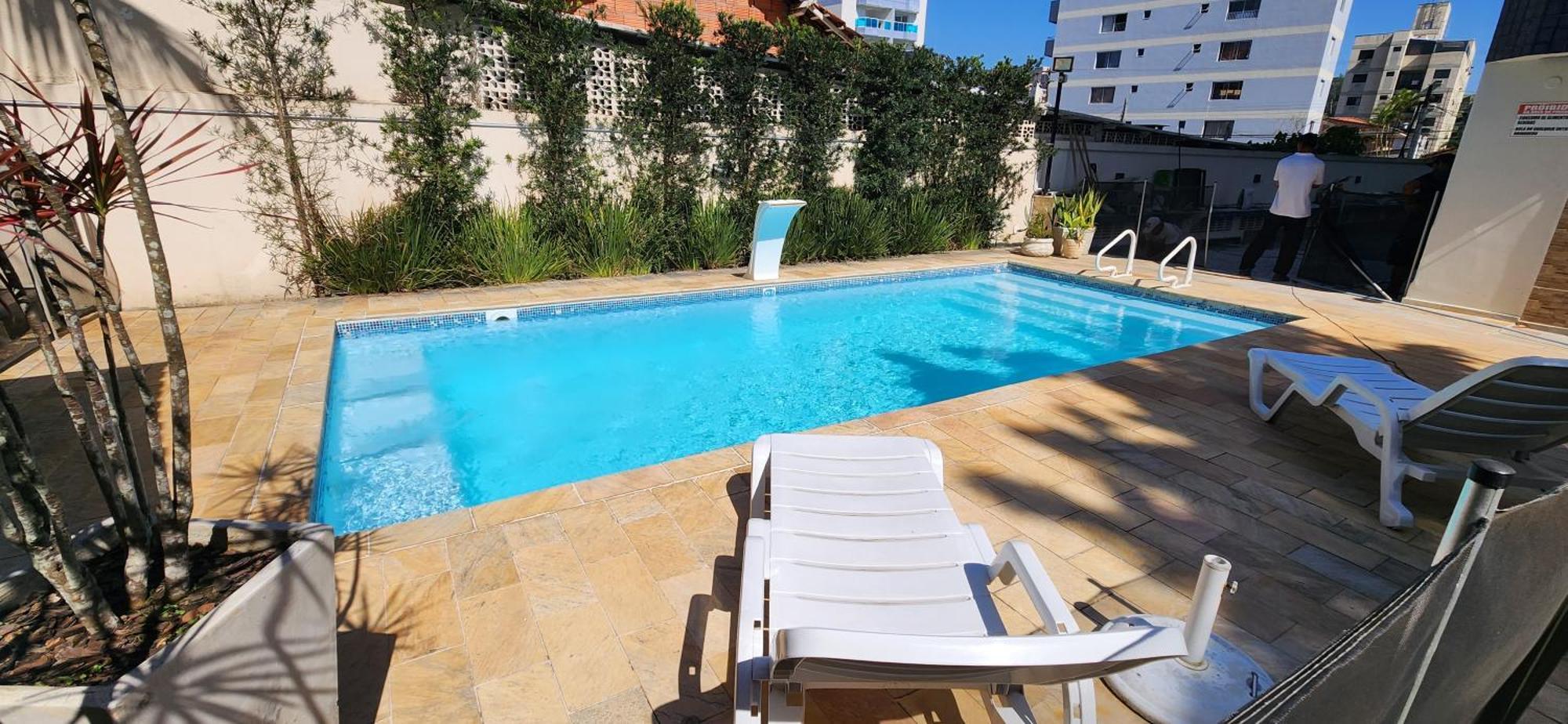 San Remo Apartamento Praia Do Tombo กัวรูจา ภายนอก รูปภาพ